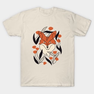 Floral Fox T-Shirt